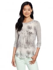 Rebecca Taylor Animal Print Tee at Amazon