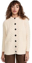 Rebecca Taylor Cable Knit Oversized Cardigan at Shopbop