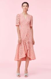 Rebecca Taylor Clover Embroidered Dress in Sienna Rebecca Taylor RNTD at Rebecca Taylor RNTD