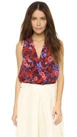 Rebecca Taylor Flame of the Forest Top at Shopbop