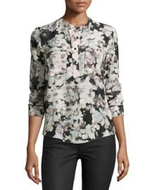 Rebecca Taylor Floral Blouse at Last Call