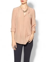 Rebecca Taylor Henley Blouse at Piperlime