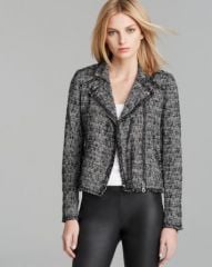 Rebecca Taylor Jacket - Exclusive Tweed Moto at Bloomingdales