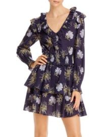 Rebecca Taylor Jasmine Ruffled Floral Dress Bloomingdales at Bloomingdales