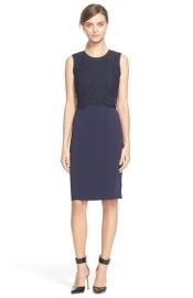 Rebecca Taylor Lace Bodice Sleeveless Dress at Nordstrom