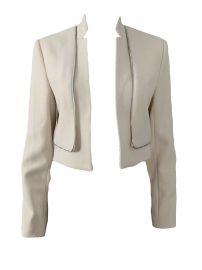 Rebecca Taylor Light Pink Crop Ponte Jacket Zip Detailing Size 6 eBay at eBay