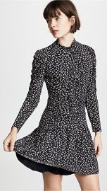 Rebecca Taylor Long Sleeve Cheetah Dress at Amazon