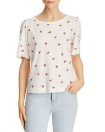 Rebecca Taylor Marguerite Floral Embroidered Tee Women - Bloomingdale s at Bloomingdales