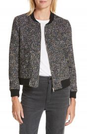 Rebecca Taylor Multi-Tweed Bomber Jacket at Nordstrom