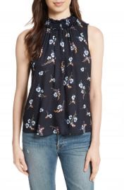 Rebecca Taylor Natalie Fleur Silk Top at Nordstrom