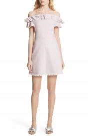 Rebecca Taylor Off the Shoulder Ruffle Dress at Nordstrom