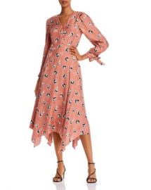 Rebecca Taylor Paintbrush Tie-Detail Floral Dress Women - Bloomingdale s at Bloomingdales