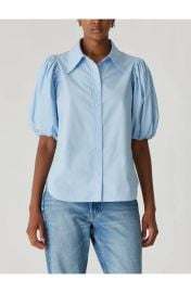 Rebecca Taylor Puff Sleeve Button Down Shirt at Nordstrom