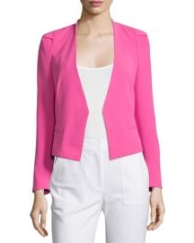 Rebecca Taylor Refined Stretch Suit Jacket Fuchsia at Neiman Marcus