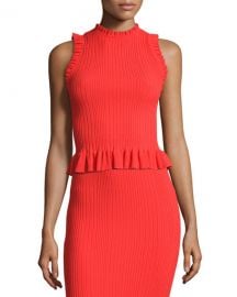 Rebecca Taylor Ribbed Top at Neiman Marcus