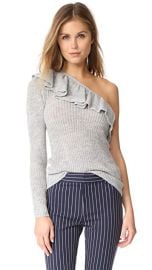 Rebecca Taylor Ruffle Pullover Sweater at Shopbop