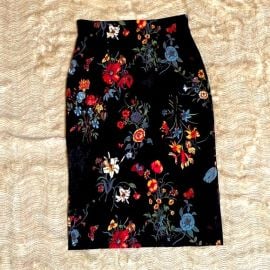 Rebecca Taylor Skirts Rebecca Taylor Floral Print Pencil Skirt Poshmark at Poshmark