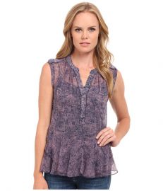 Rebecca Taylor Sleeveless Static Ruffle Top at 6pmcom at 6pm