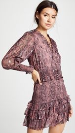 Rebecca Taylor Snake Smock Dress at Shopbop