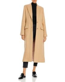 Rebecca Taylor Striped Longline Coat Bloomingdales at Bloomingdales