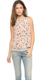 Rebecca Taylor Trellis Print Top at Shopbop