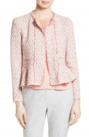 Rebecca Taylor Tweed Peplum Jacket at Nordstrom