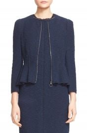 Rebecca Taylor Zip Front Boucl   Tweed Jacket at Nordstrom