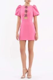 Rebecca Vallance - Aubree Flower Mini Dress at Rebecca Vallance