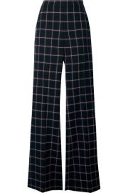 Rebecca Vallance - Peta checked woven flared pants at Net A Porter