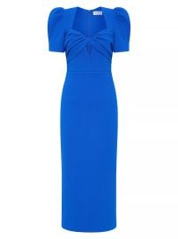 Rebecca Vallance Antonella Puff Sleeve Sweetheart Midi Dress at Saks Fifth Avenue