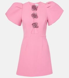 Rebecca Vallance Aubree Flower Mini Dress at Mytheresa