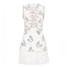 Rebecca Vallance Dresses Rebecca Vallance Valor Bow Pleated Mini Dress Poshmark at Poshmark