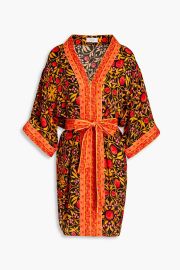 Rebecca Vallance Floral print crepe tunic at The Outnet