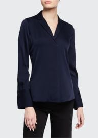 Rebekah Long-Sleeve Silk Blouse at Bergdorf Goodman