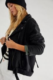 Rebel Rebel Knit Moto Jacket at Free People