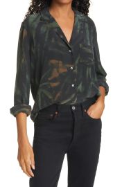 Rebel Tie Dye Print Long Sleeve Silk Blouse by Rails at Nordstrom Rack