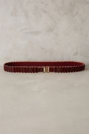 Recitation Calf Hair Belt at Anthropologie