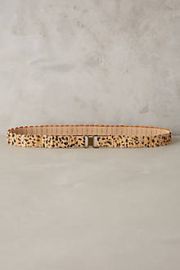 Recitation Calf Hair Belt at Anthropologie