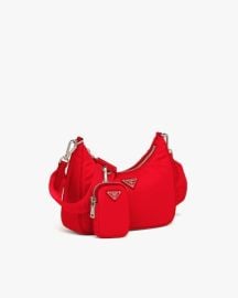 Red  Re-Edition 2005 nylon shoulder bag at Prada