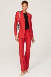 Red Blazer by Another Tomorrow for 160 Rent the Runway at Rent the Runway