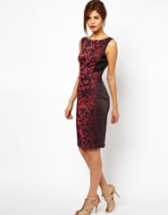 Red Leopard Dress by Karen Millen at Asos