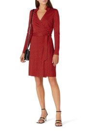 Red New Jeanne Wrap Dress by Diane von Furstenberg Rent the Runway at Rent the Runway