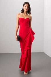 Red Paris Gown by Dress The Population Rent the Runway at Rent the Runway