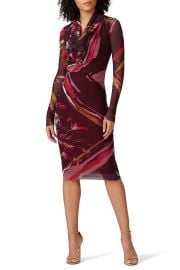 Red Printed Sheath by Fuzzi for 65 Rent the Runway at Rent the Runway