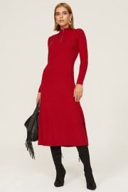 Red Quarter Zip Dress by Jason Wu Collective for 40 Rent the Runway at Rent the Runway