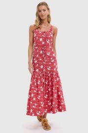 Red Shell Double Drawstring Dress Coco Shop at Tuckernuck