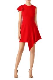 Red Side Flutter Dress by Milly Rent the Runway at Rent the Runway