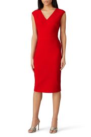 Red Sleeveless Sheath by Lauren Ralph Lauren for 38 Rent the Runway at Rent the Runway