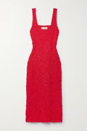 Red Sloan modal-cloqu midi dress  MARA HOFFMAN  NET-A-PORTER at Net a Porter