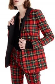 Red Tartan Blazer by J. Crew at J. Crew